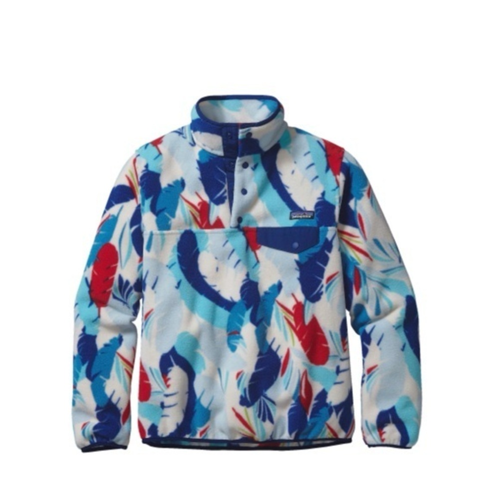 Patagonia Synchilla Fleece Feather Dancer Snap T Pullover‎ Sweater XS